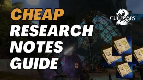 research kit gw2|gw2 cheapest research notes.